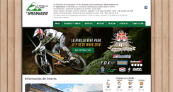 Desktop Screenshot of lapinillabikepark.es